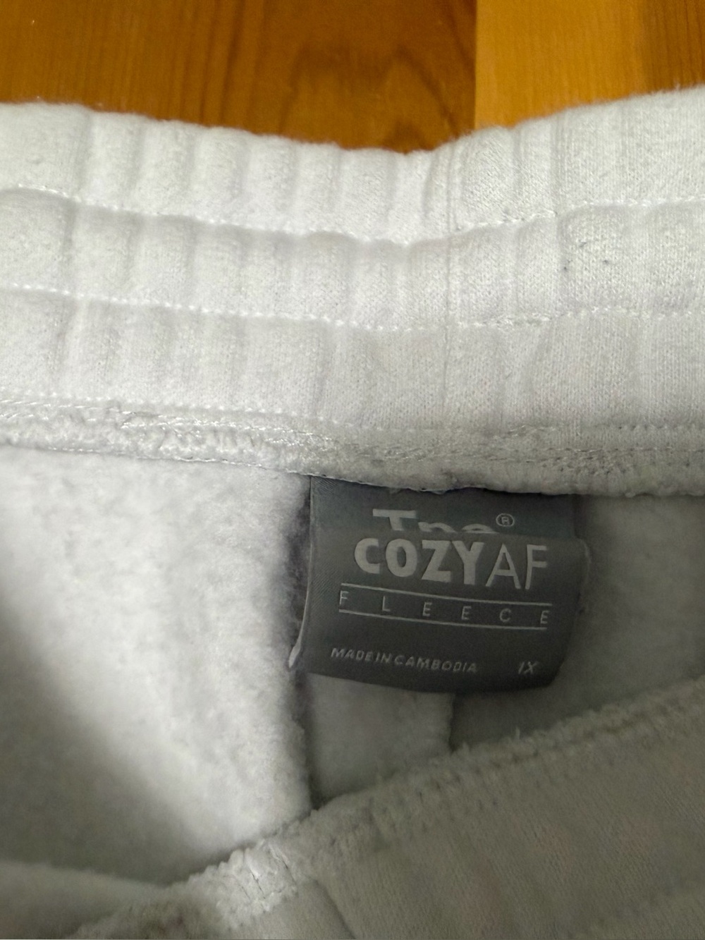 TNA COZYAF Fleece Sweatpants  - White